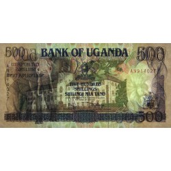 Ouganda - Pick 33a - 500 shillings - Série AN - 1991 - Etat : NEUF