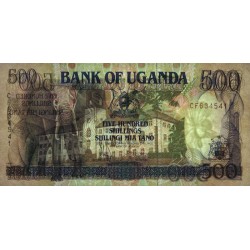 Ouganda - Pick 33b - 500 shillings - Série CF - 1991 - Etat : NEUF