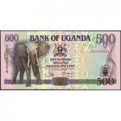Ouganda - Pick 35a_1 - 500 shillings - Série DU - 1994 - Etat : NEUF
