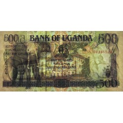 Ouganda - Pick 35a_1 - 500 shillings - Série DU - 1994 - Etat : NEUF