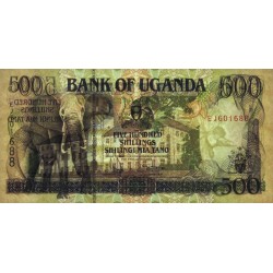 Ouganda - Pick 35a_2 - 500 shillings - Série EJ - 1996 - Etat : NEUF