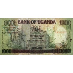 Ouganda - Pick 39Ab - 1'000 shillings - Série PW - 2003 - Etat : NEUF