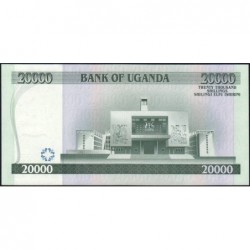 Ouganda - Pick 42_2 - 20'000 shillings - Série AQ - 2002 - Etat : NEUF
