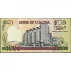 Ouganda - Pick 43a - 1'000 shillings - Série US - 2005 - Etat : NEUF