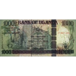 Ouganda - Pick 43c - 1'000 shillings - Série ZY - 2008 - Etat : NEUF