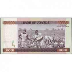 Ouganda - Pick 47c - 50'000 shillings - Série BS - 2008 - Etat : NEUF