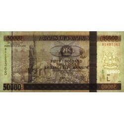 Ouganda - Pick 47c - 50'000 shillings - Série BS - 2008 - Etat : NEUF