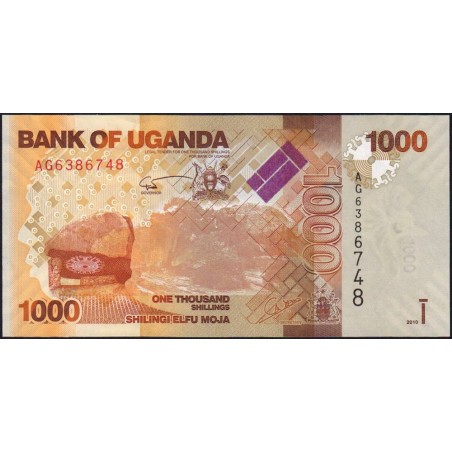 Ouganda - Pick 49a - 1'000 shillings - Série AG - 2010 - Etat : NEUF