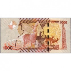 Ouganda - Pick 49a - 1'000 shillings - Série AG - 2010 - Etat : NEUF