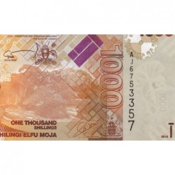 Ouganda - Pick 49a - 1'000 shillings - Série AJ - 2010 - Etat : NEUF