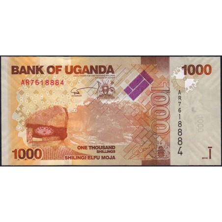 Ouganda - Pick 49a - 1'000 shillings - Série AR - 2010 - Etat : pr.NEUF