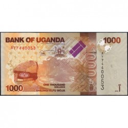 Ouganda - Pick 49a - 1'000 shillings - Série AY - 2010 - Etat : NEUF