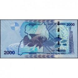 Ouganda - Pick 50a - 2'000 shillings - Série AC - 2010 - Etat : NEUF