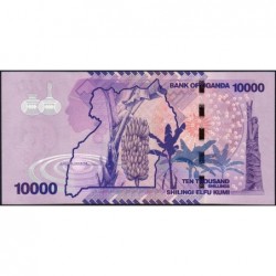 Ouganda - Pick 52a - 10'000 shillings - Série AC - 2010 - Etat : NEUF