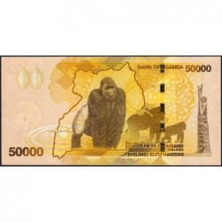 Ouganda - Pick 54a - 50'000 shillings - Série AC - 2010 - Etat : NEUF