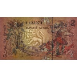 Sri-Lanka - Pick 83a - 2 rupees - Série A/2 - 26/03/1979 - Etat : NEUF