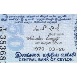 Sri-Lanka - Pick 87a - 50 rupees - Série T/15 - 26/03/1979 - Etat : NEUF