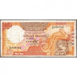 Sri-Lanka - Pick 99c - 100 rupees - Série C/49 - 21/02/1989 - Etat : TB-