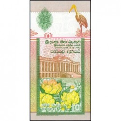 Sri-Lanka - Pick 102a - 10 rupees - Série M/15 - 01/01/1991 - Etat : NEUF