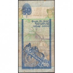 Sri-Lanka - Pick 104c - 50 rupees - Série K/47 - 19/08/1994 - Etat : TB