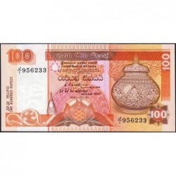 Sri-Lanka - Pick 105b - 100 rupees - Série J/1 - 01/01/1991 - Etat : NEUF