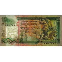 Sri-Lanka - Pick 108a - 10 rupees - Série M/216 - 15/11/1995 - Etat : pr.NEUF