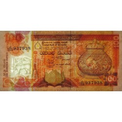 Sri-Lanka - Pick 111a - 100 rupees - Série J/158 - 15/11/1995 - Etat : SUP