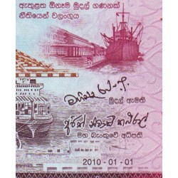 Sri-Lanka - Pick 123a - 20 rupees - Série W/6 - 01/01/2010 - Etat : NEUF