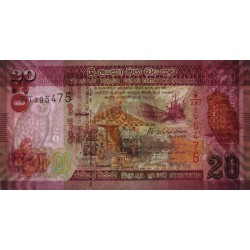 Sri-Lanka - Pick 123c - 20 rupees - Série W/281 - 04/02/2015 - Etat : NEUF