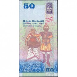 Sri-Lanka - Pick 124a - 50 rupees - Série V/1 - 01/01/2010 - Etat : NEUF