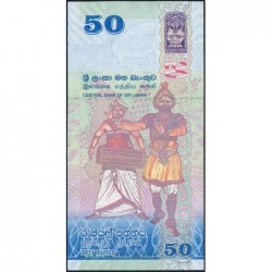 Sri-Lanka - Pick 124a - 50 rupees - Série V/2 - 01/01/2010 - Etat : NEUF