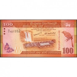Sri-Lanka - Pick 125a - 100 rupees - Série U/2 - 01/01/2010 - Etat : NEUF