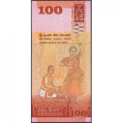 Sri-Lanka - Pick 125a - 100 rupees - Série U/24 - 01/01/2010 - Etat : NEUF