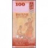 Sri-Lanka - Pick 125a - 100 rupees - Série U/70 - 01/01/2010 - Etat : NEUF