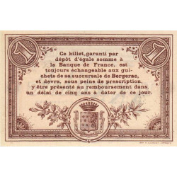 Bergerac - Pirot 24-5 - 1 franc - 05/10/1914 - Annulé - Etat : NEUF