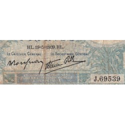 F 07-03 - 19/05/1939 - 10 francs - Minerve modifié - Série J.69539 - Etat : B