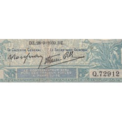 F 07-09 - 28/09/1939 - 10 francs - Minerve modifié - Série Q.72912 - Etat : B