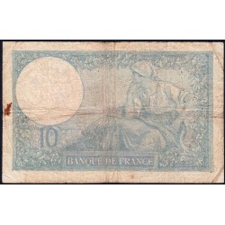 F 07-12 - 19/10/1939 - 10 francs - Minerve modifié - Série T.74668 - Etat : B