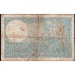 F 07-13 - 26/10/1939 - 10 francs - Minerve modifié - Série N.75148 - Etat : B