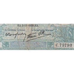 F 07-14 - 02/11/1939 - 10 francs - Minerve modifié - Série C.75793 - Etat : TB-