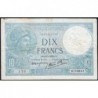 F 07-14 - 02/11/1939 - 10 francs - Minerve modifié - Série R.75841 - Etat : TB+