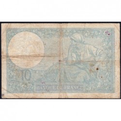 F 07-14 - 02/11/1939 - 10 francs - Minerve modifié - Série E.76156 - Etat : B