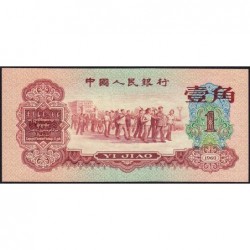 Chine - Banque Populaire - Pick 873 - 1 jiao - Série V VI VII - 1960 - Etat : SUP