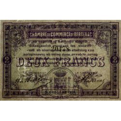 Bergerac - Pirot 24-6 variété - 2 francs - 05/10/1914 - Etat : SPL