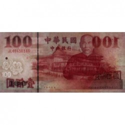 Chine - Taiwan - Pick 1998 - 100 yüan - Série JL XG - 2011 - Etat : pr.NEUF