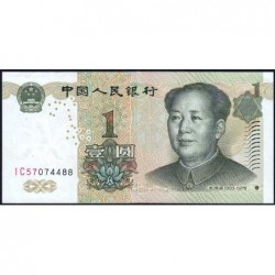 Chine - Banque Populaire - Pick 895a - 1 yüan - Série IC57 - 1999 - Etat : SUP