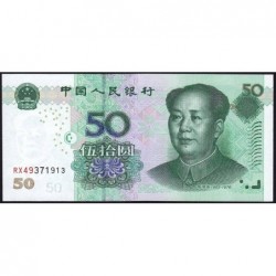 Chine - Banque Populaire - Pick 906 - 50 yüan - Série RX49 - 2005 - Etat : NEUF