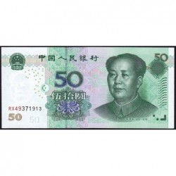 Chine - Banque Populaire - Pick 906 - 50 yüan - Série RX49 - 2005 - Etat : NEUF