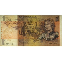 Australie - Pick 42c - 1 dollar - Série DAY - 1977 - Etat : TTB+