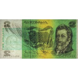 Australie - Pick 43e - 2 dollars - Série LJC - 1985 - Etat : NEUF